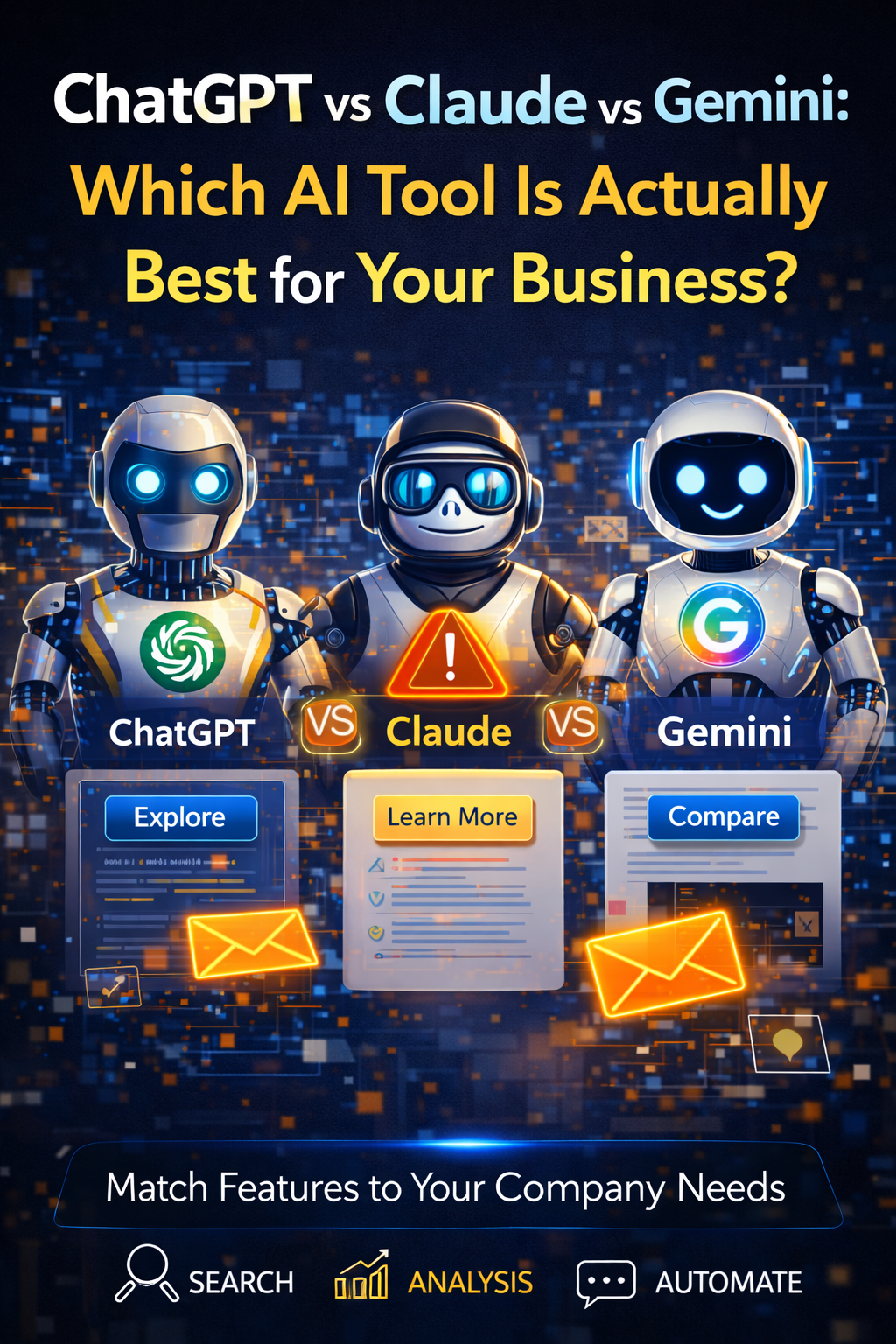 ChatGPT vs Claude vs Gemini: Which AI Tool Is Actually Best for Your Business