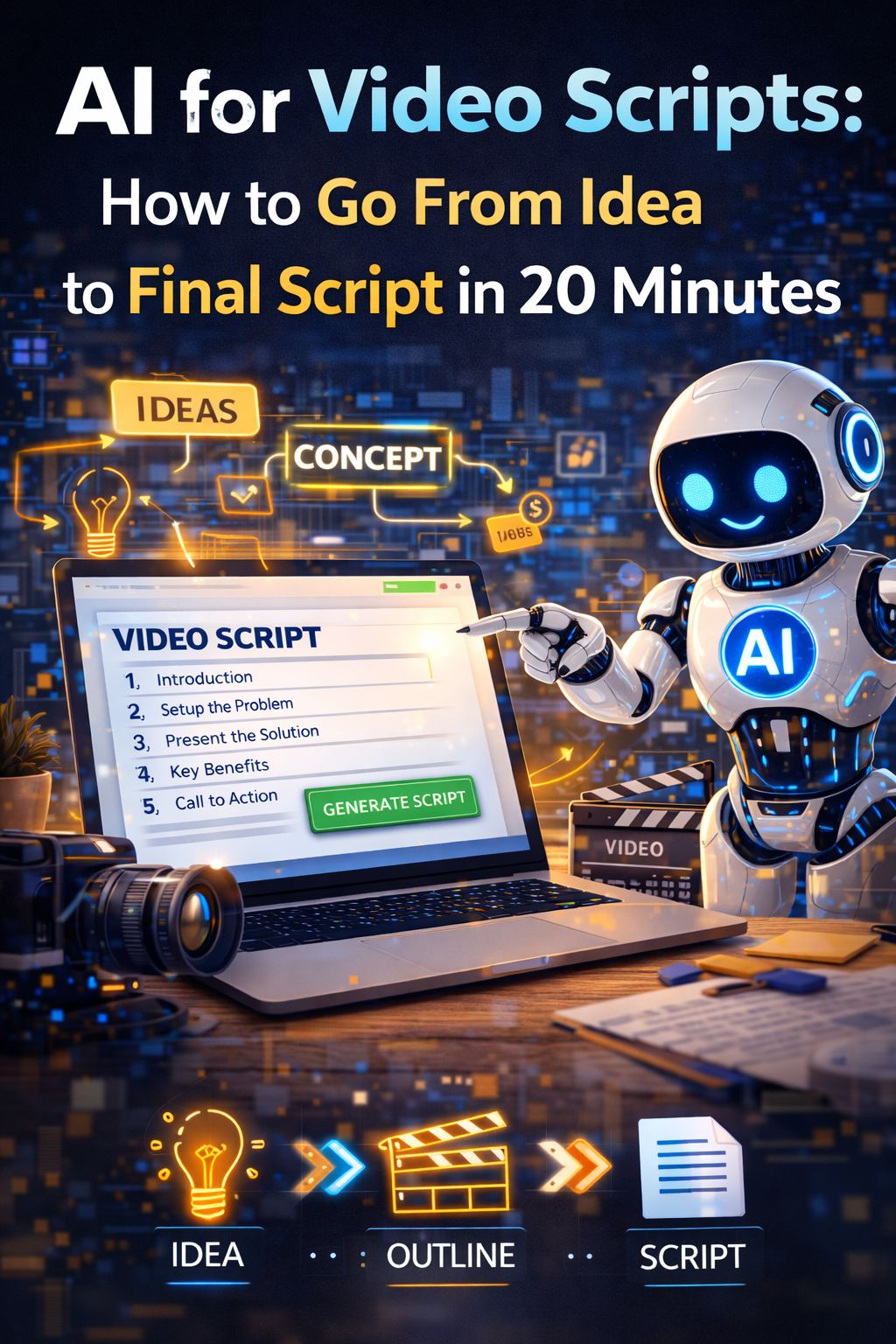 AI for Video Scripts: How to Go From Idea to Final Script in 20 Minutes